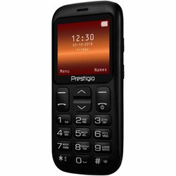 Мобильный телефон PRESTIGIO 1220 Muze L1 Black (PFP1220DUOBLACK)