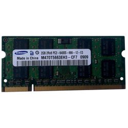 Модуль памяти для ноутбука SoDIMM DDR2 2GB 800 MHz Samsung (M470T5663EH3-CF7) ― 