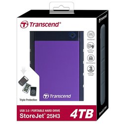 Внешний жесткий диск 2.5" 4TB Transcend (TS4TSJ25H3P)