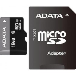 Карта памяти ADATA 16GB microSD class 10 UHS-I (AUSDH16GUICL10-RA1) ― 