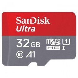 Карта памяти SANDISK 32GB microSDHC class 10 UHS-I A1 Ultra (SDSQUAR-032G-GN6IA)