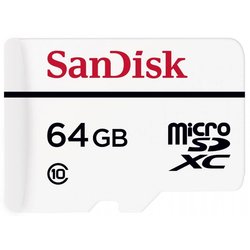 Карта памяти SANDISK 64GB microSDXC class 10 High Endurance Video Monitoring (SDSDQQ-064G-G46A) ― 