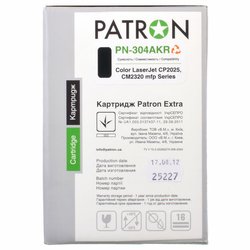 Картридж PATRON HP CLJ CP2025/ CM2320 (PN-304AKR) BLACK Extra (CT-HP-CC530A-B-PN-R)