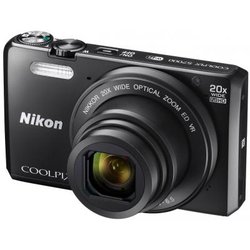 Цифровой фотоаппарат Nikon Coolpix S7000 Black (VNA800E1)