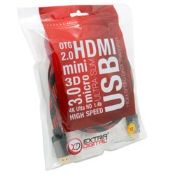 Кабель мультимедийный HDMI to HDMI 1.5m EXTRADIGITAL (KBH1633)