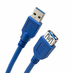 Дата кабель USB 3.0 AM-AF 1.5m 28 AWG, Super Speed EXTRADIGITAL (KBU1632) ― 