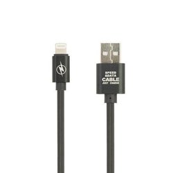 Дата кабель USB 2.0 AM to Lightning Fast Speed Series 3.1A Black Gelius (56753)