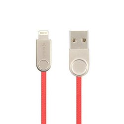 Дата кабель USB 2.0 AM to Lightning Pro Nylon Lay 2A Red Gelius (63255)