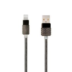 Дата кабель USB 2.0 AM to Lightning Pro Royal 2A Black Gelius (67025)
