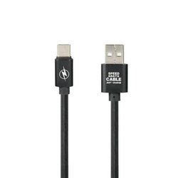 Дата кабель USB 2.0 AM to Type-C Fast Speed Series 3.1A Black Gelius (63484)