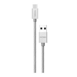 Дата кабель USB 2.0 AM to Type-C 3.0m DCM Silver Nomi (316194)