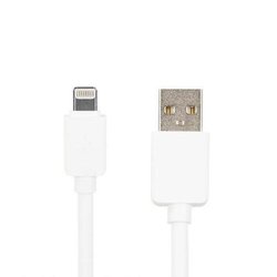 Дата кабель USB 2.0 AM to Lightning Light Speed White Optima (40146)