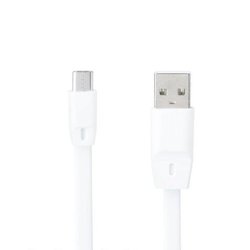 Дата кабель USB 2.0 AM to Micro 5P Flat Speed C-014 White Optima (55212)