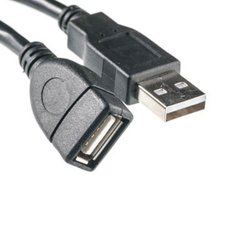 Дата кабель USB 2.0 AM/AF 0.5m PowerPlant (KD00AS1210) ― 