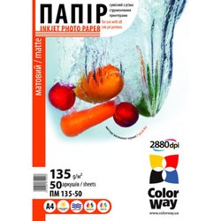 Бумага ColorWay A4 (ПМ135-50) (PM135050A4)