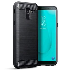 Чехол для моб. телефона Laudtec для Samsung J6 2018/J600 Carbon Fiber (Black) (LT-J600F)