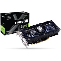 Видеокарта Inno3D GeForce GTX1070 8192Mb HerculeZ X2 V4 (N1070-4SDV-P5DS) ― 