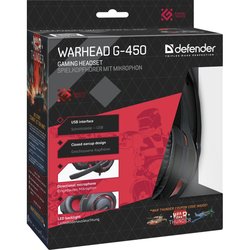 Наушники Defender Warhead G-450 USB (64146)