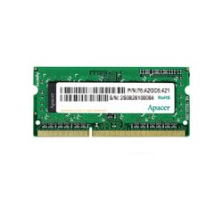 Модуль памяти для ноутбука SoDIMM DDR3 4GB 1600 MHz Apacer (AS04GFA60CATBGC) ― 