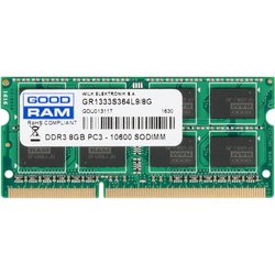 Модуль памяти для ноутбука SoDIMM DDR3 8GB 1333 MHz GOODRAM (GR1333S364L9/8G) ― 