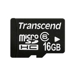 Карта памяти 16Gb microSDHC class 4 Transcend (TS16GUSDC4)
