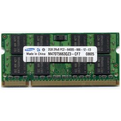 Модуль памяти для ноутбука SoDIMM DDR2 2GB 800 MHz Samsung (M470T5663QZ3-CF7 / M470T5663QZ3-CE6) ― 