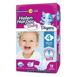 Подгузник Helen Harper Baby Maxi 7-18 кг 12 шт (2310570)