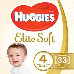 Подгузник Huggies Elite Soft 4 (8-14 кг) Jumbo 33 шт (5029053547787)