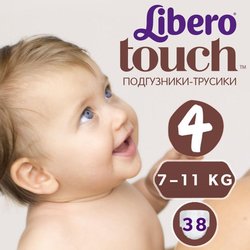 Подгузник Libero Touch 4 (7-11 кг) 38 шт (7322540770216)