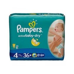Подгузник Pampers Active Baby-Dry Maxi (8-14 кг) 36шт (4015400537458)