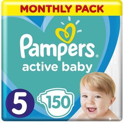 Подгузник Pampers Active Baby Junior Размер 5 (11-16 кг) 150 шт. (8001090910981)