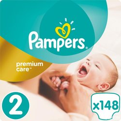 Подгузник Pampers Premium Care Mini Размер 2 (3-6 кг), 148 шт. (4015400770275)