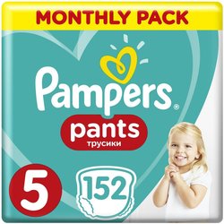 Подгузник Pampers трусики Pants Junior Размер 5 (12-17 кг), 152 шт (8001090808004)