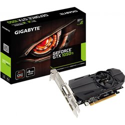 Видеокарта GIGABYTE GeForce GTX1050 Ti 4096Mb OC Low Profile (GV-N105TOC-4GL) ― 