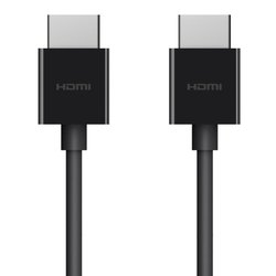 Кабель мультимедийный HDMI to HDMI 2.0m 2.1 4K HDR, Ultra High Speed HDMI Belkin (AV10175bt2M-BLK) ― 