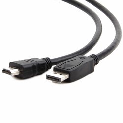 Кабель мультимедийный DisplayPort to HDMI 7.5m Cablexpert (CC-DP-HDMI-7.5M) ― 