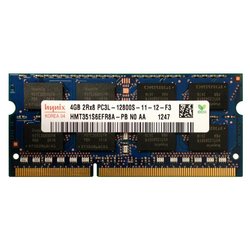 Модуль памяти для ноутбука SoDIMM DDR3L 4GB 1600 MHz Hynix (HMT351S6EFR8A-PB) ― 