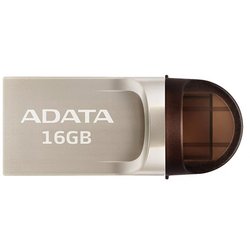 USB флеш накопитель ADATA 16GB UC370 Golden USB 3.1 Type-C (AUC370-16G-RGD) ― 