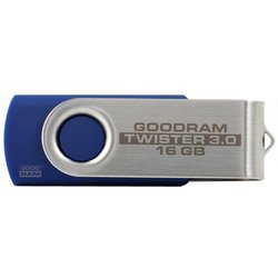 USB флеш накопитель GOODRAM 16GB Twister Blue USB 2.0 (UTS2-0160B0R11) ― 