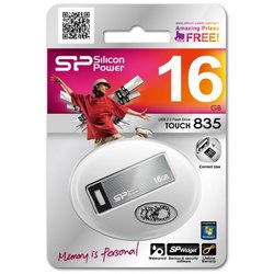 USB флеш накопитель Silicon Power 16GB Touch 835 USB 2.0 (SP016GBUF2835V1T)