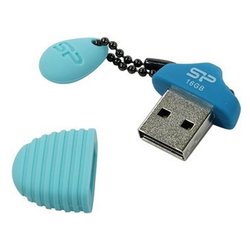 USB флеш накопитель Silicon Power 16GB Touch T30 Blue USB 2.0 (SP016GBUF2T30V1B)