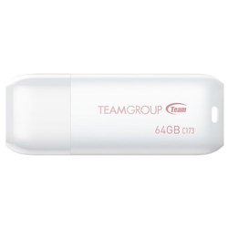 USB флеш накопитель Team 64GB C173 Pearl White USB 2.0 (TC17364GW01) ― 