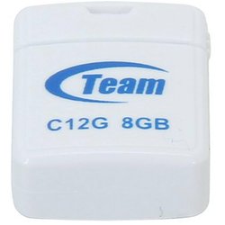 USB флеш накопитель Team 8GB C12G White USB 2.0 (TC12G8GW01) ― 