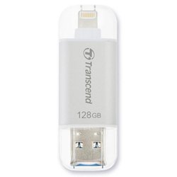 USB флеш накопитель Transcend 128GB JetDrive Go 300 Silver USB 3.1 (TS128GJDG300S) ― 