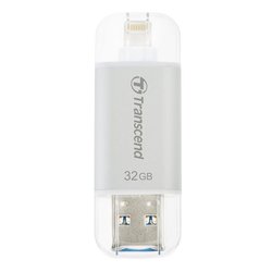 USB флеш накопитель Transcend 32GB JetDrive Go 300 Silver USB 3.1 (TS32GJDG300S) ― 