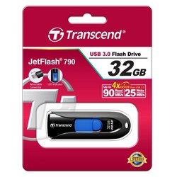 USB флеш накопитель Transcend 32GB JetFlash 790 USB 3.0 (TS32GJF790K)