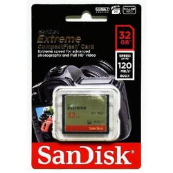 Карта памяти SANDISK 32Gb Compact Flash Extreme (SDCFXSB-032G-G46)