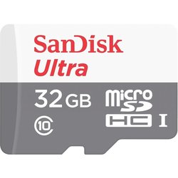 Карта памяти SANDISK 32GB microSD Class 10 UHS-I Ultra (SDSQUNS-032G-GN3MN) ― 