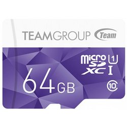 Карта памяти Team 64GB microSD Class10 UHS-I (TCUSDX64GUHS02)