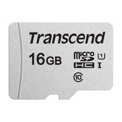 Карта памяти Transcend 16GB microSDHC class 10 UHS-I U1 (TS16GUSD300S) ― 